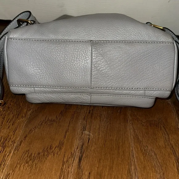 Aimee Kestenberg Gray Leather Backpack - Picture 13 of 13